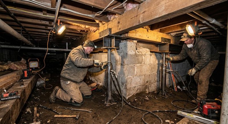 Basement Foundation Repair in Framingham, MA