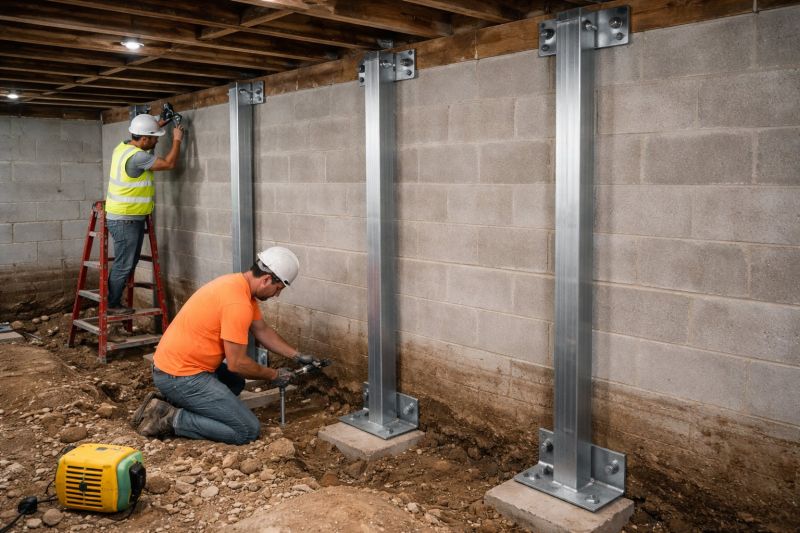 Basement Stabilization in Woburn, MA