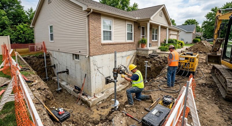 Building Foundation Repair in Andover, MA