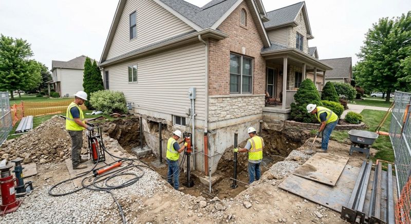Building Foundation Repair in Dracut, MA