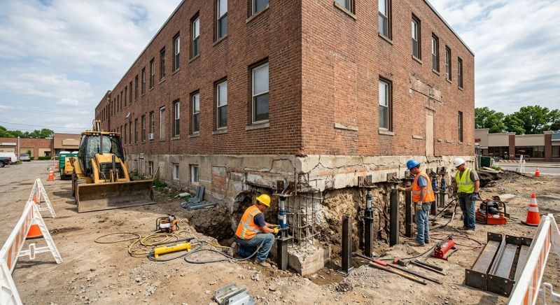 Commercial Foundation Repair in Woburn, MA