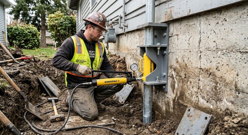 Concrete Foundation Leveling in Chestnut Hill, MA