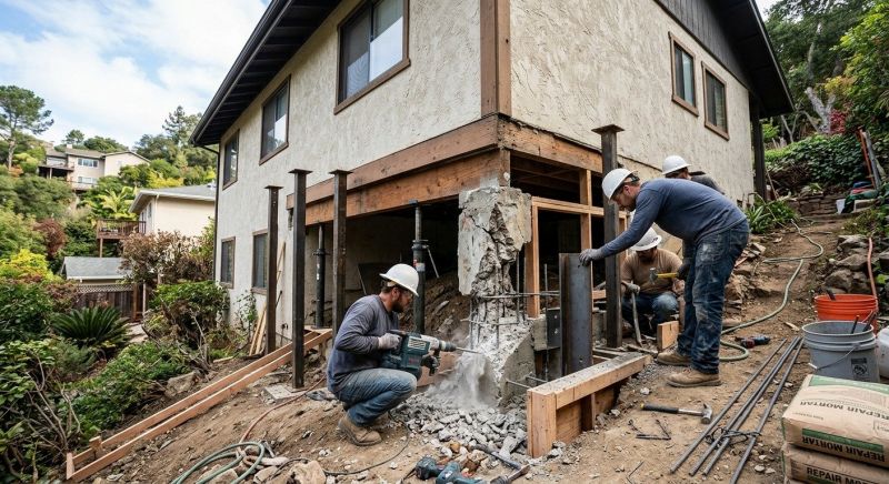 Concrete Foundation Repair in Brighton, MA
