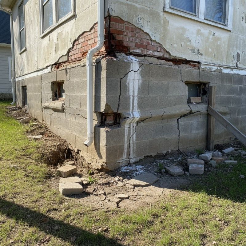 Cracked Foundation Repair in Andover, MA