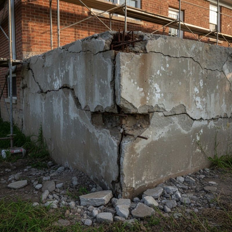 Cracked Foundation Repair in Brookline, MA