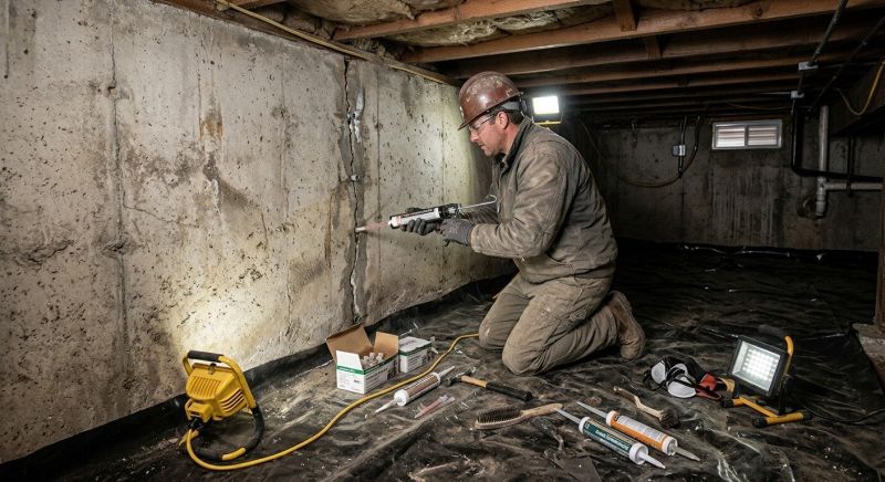 Crawlspace Foundation Repair in Woburn, MA