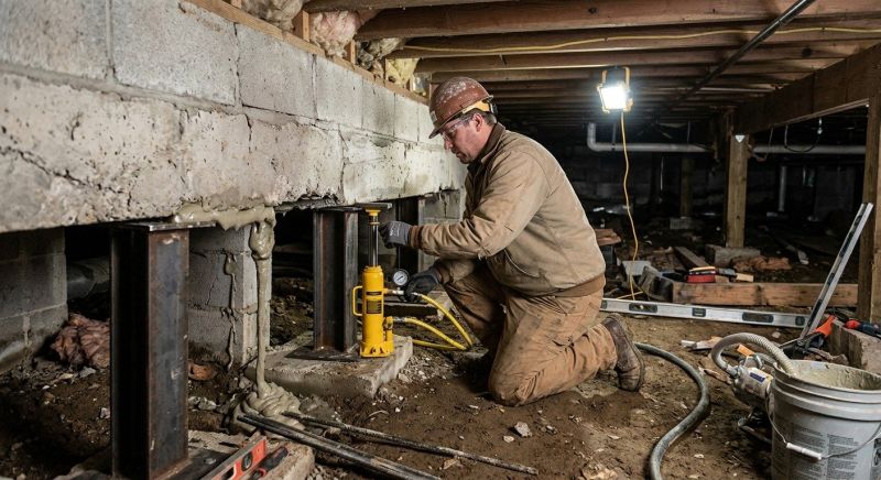 Crawlspace Foundation Repair in Winchester, MA