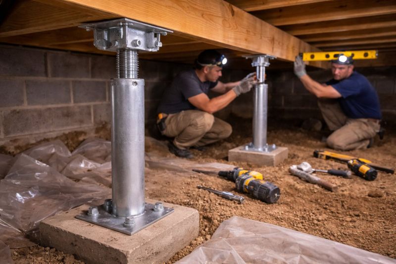 Crawlspace Structural Repair in Woburn, MA