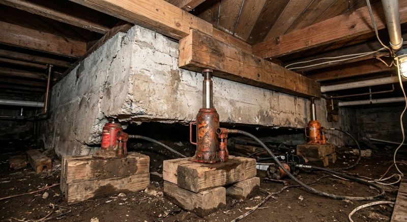 Foundation Jacking in Brighton, MA