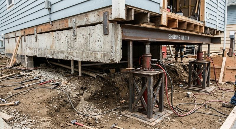 Foundation Jacking in Hudson, NH