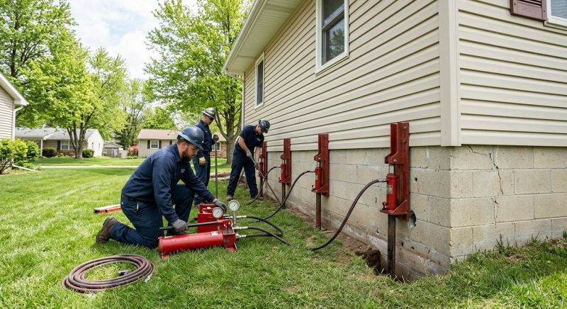 Foundation Jacking in Hyde Park, MA