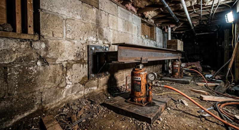 Foundation Jacking in Medfield, MA