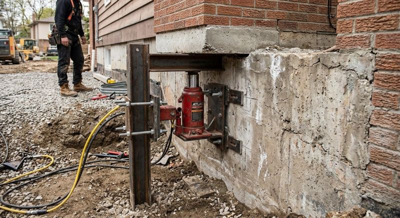 Foundation Jacking in Medford, MA