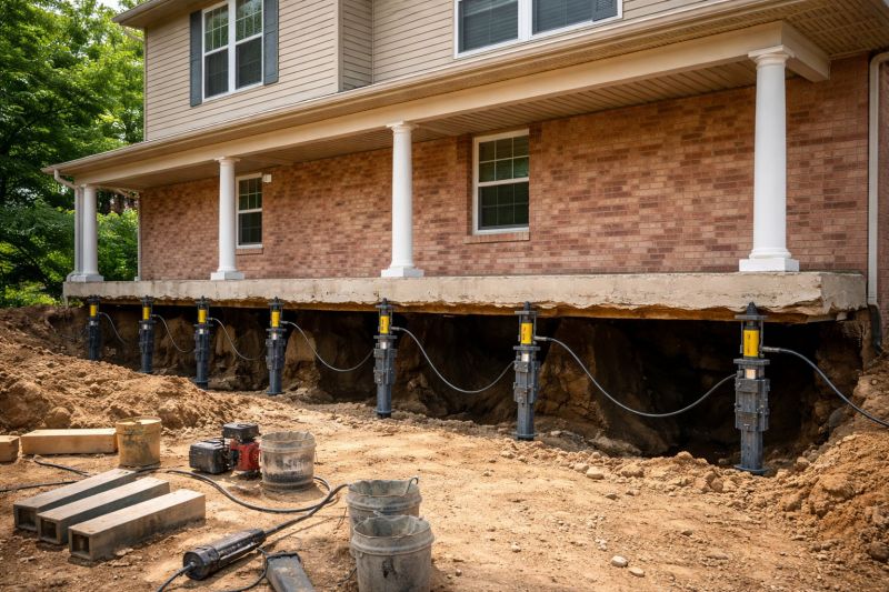 Foundation Jacking in Norwood, MA