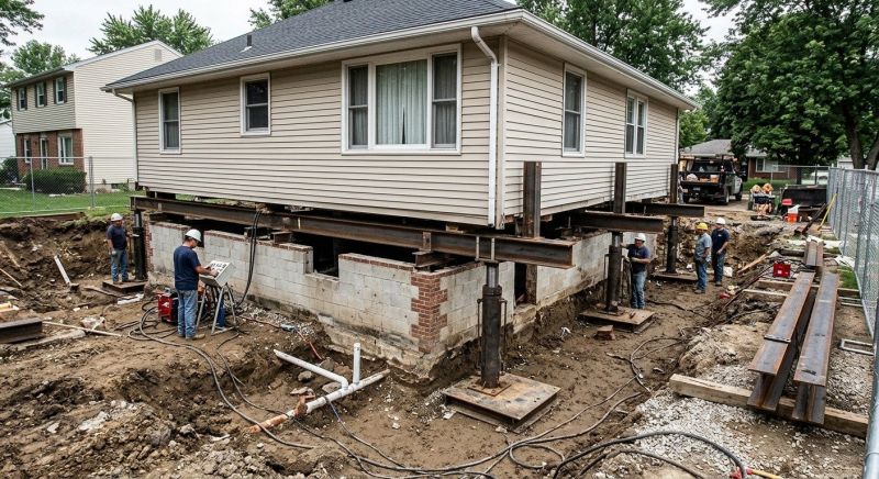 Foundation Lifting in Andover, MA