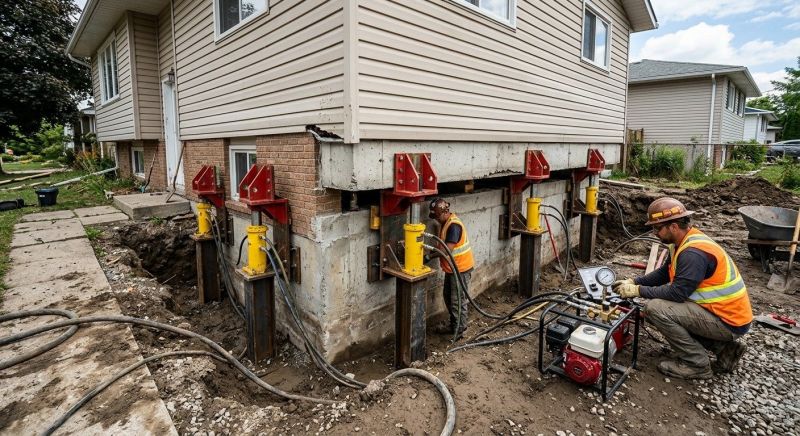 Foundation Lifting in Salem, NH