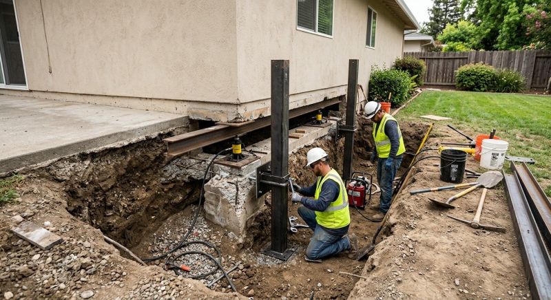Foundation Pier Repair in Woburn, MA