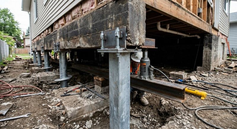 Foundation Raising in Dedham, MA