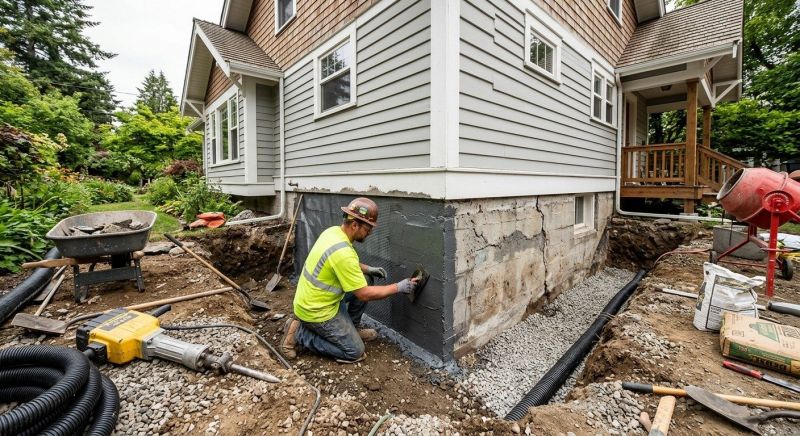 Foundation Renovation in Woburn, MA
