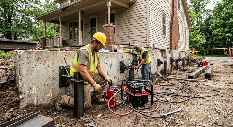 Foundation Stabilizing in Beverly, MA