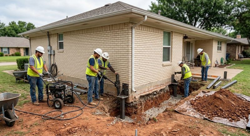 Foundation Stabilizing in Brighton, MA
