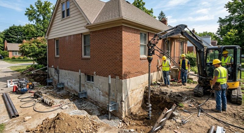 Foundation Stabilizing in Holliston, MA