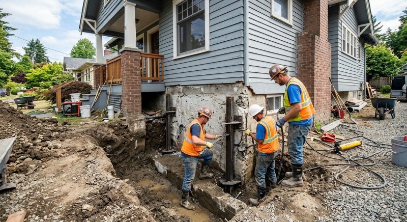 Foundation Stabilizing in Hudson, NH