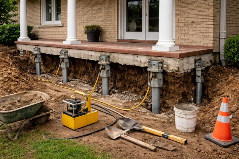 Foundation Stabilizing in Hyde Park, MA