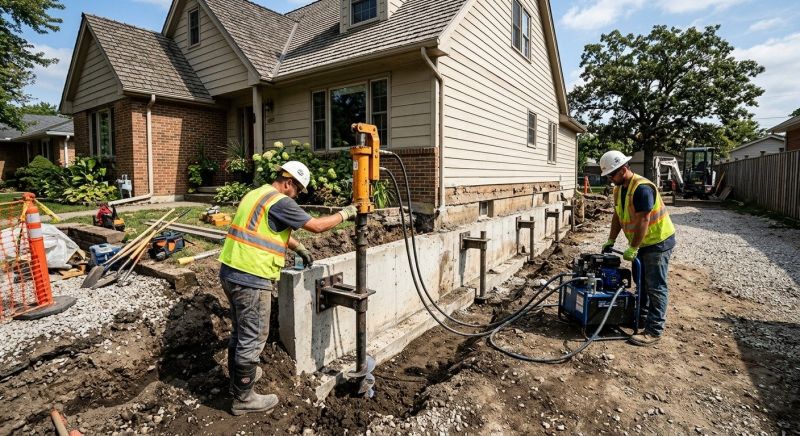 Foundation Stabilizing in Saugus, MA