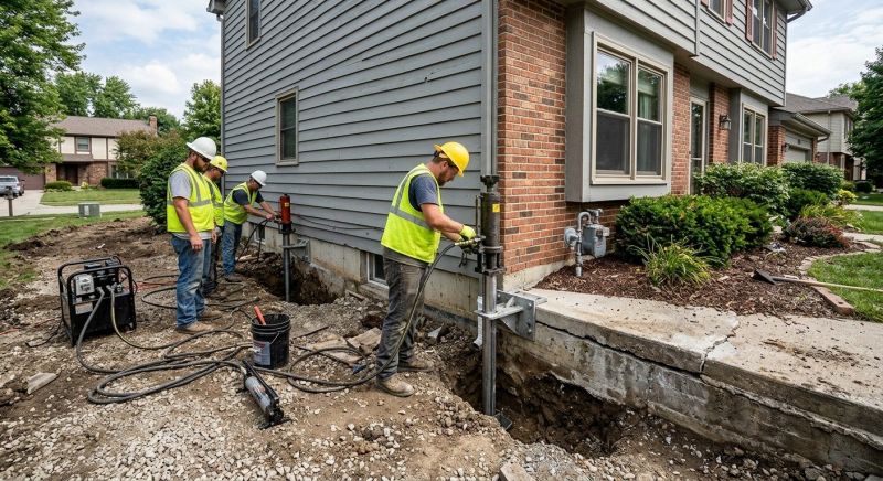 Foundation Stabilizing in Stoneham, MA