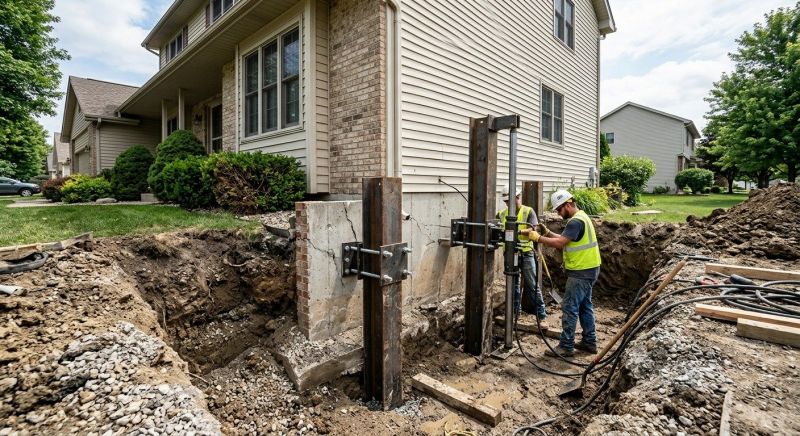 Foundation Underpinning in Woburn, MA
