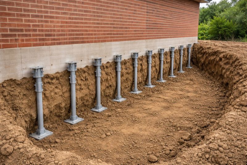 Helical Pile Installation in Woburn, MA