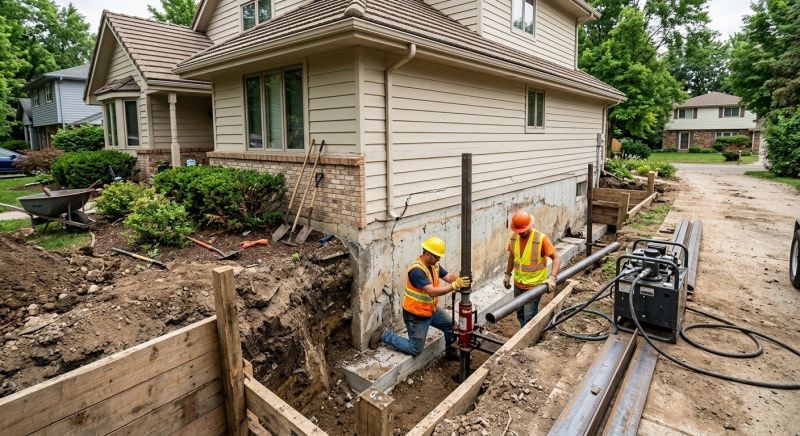 House Foundation Repair in Everett, MA