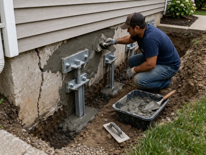 House Foundation Repair in Lexington, MA
