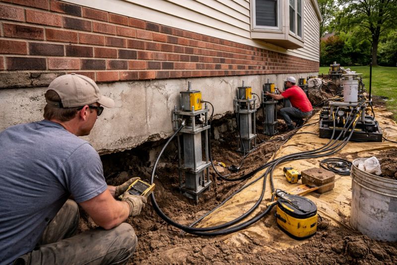 Settling Foundation Service in Brighton, MA