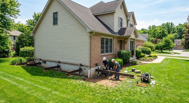 Settling Foundation Service in Holbrook, MA