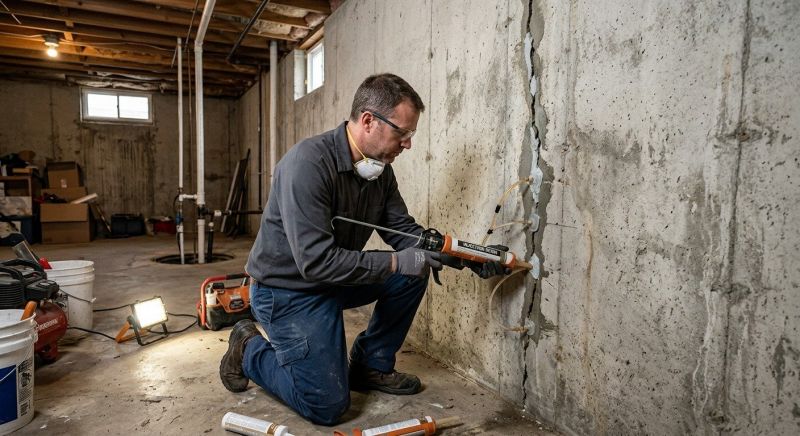 Structural Crack Repair in Woburn, MA