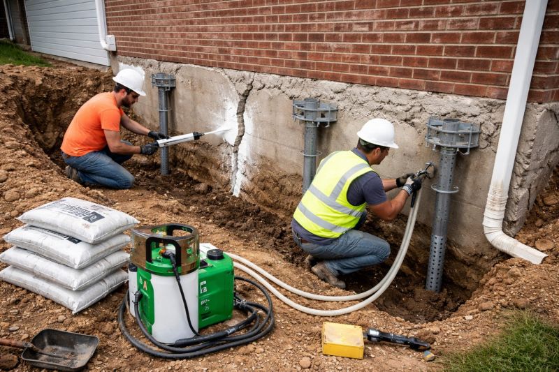 Structural Foundation Repair in East Walpole, MA