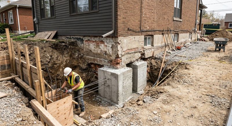 Structural Underpinning in Woburn, MA