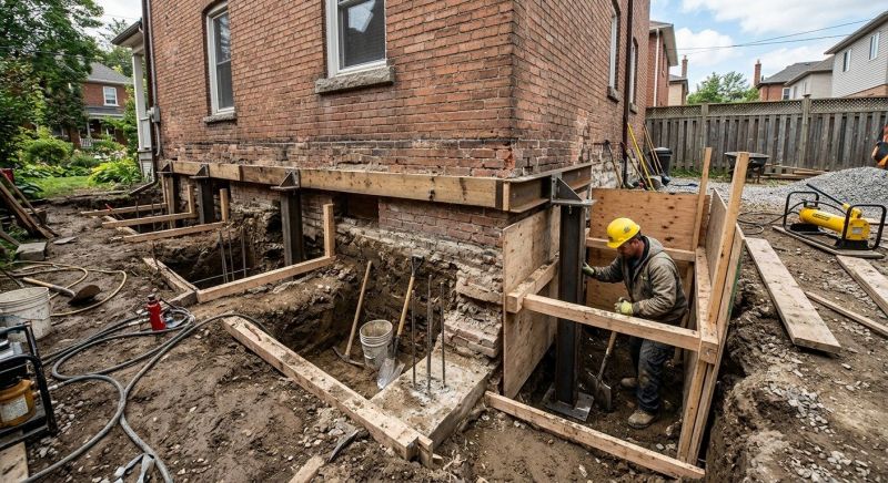 Underpinning Repair in Woburn, MA